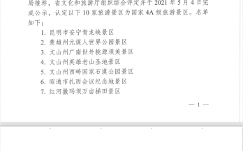 喜报｜勐远仙境被认定为国家4A级旅游景区
